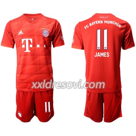 FC Bayern München JAMES 11 Domaći Dječji Komplet Dresovi za Nogomet 2019-2020 (+ kratke hlače)